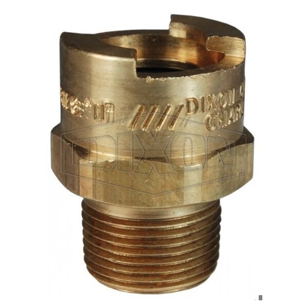 Dix-Lock N Series Bowes Interchange Male Quick Disconnect Coupler, 1-11 x 1/2 in Nominal, 300 psi P